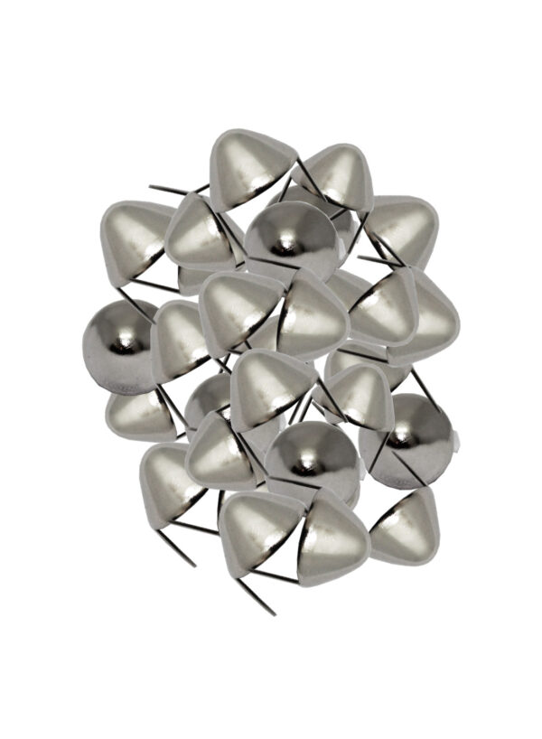 100-Pack Silver Con Studs Small