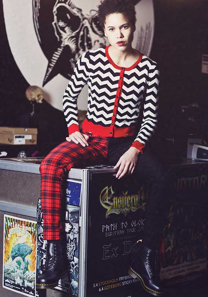 Grunge Girl Pattern