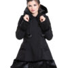 Hell Bunny Sera Jane Coat Black