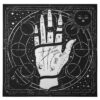 Palmistry, gobeläng/sängöverkast från Killstar med ett dekorativt storskaligt tryck.
