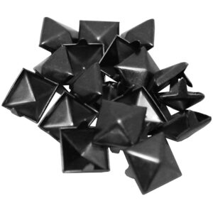 100-Pack Black Pyramid Studs Medium Newstyle