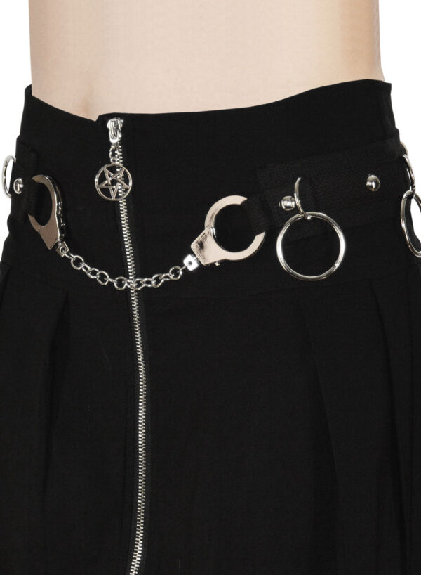 Gothic glam skirt Black - Bild 4