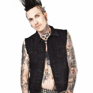 Headbanger Black Denim Vest