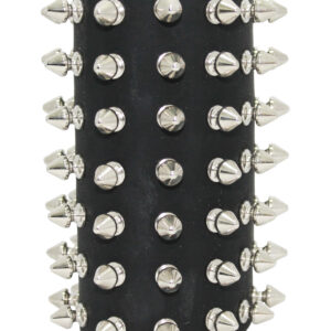 7 Row Spick studs Leather Wristband