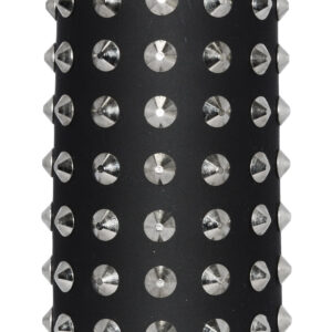 7 Row Con studs Leather Wristband