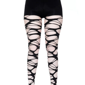 Killstar Carved Up Slashed Tights