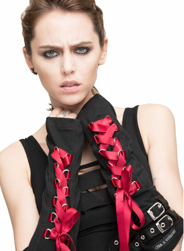 Dolly Red Armwarmers