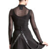 Crash Skater Dress Black.