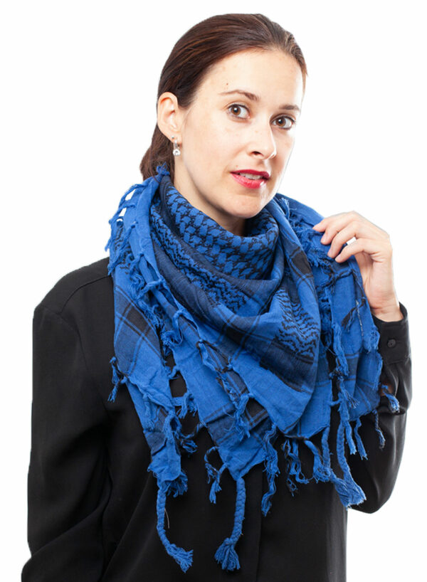 Keffiyeh Blue and Black