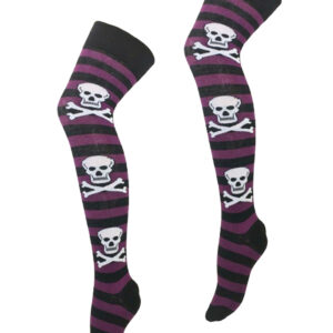 OK Stripe Skulls Red