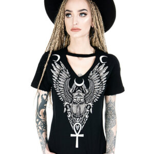 Choker Tee Ancient Scarab