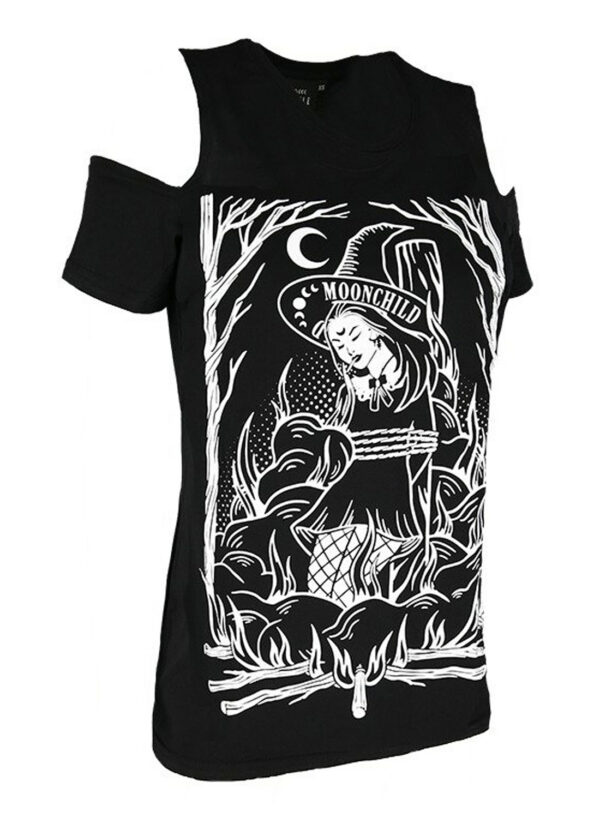 Burn The Witch cold sholder T-shirt
