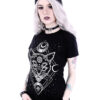 Galaxy Cat Black Tee