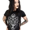 Galaxy Cat Black Tee