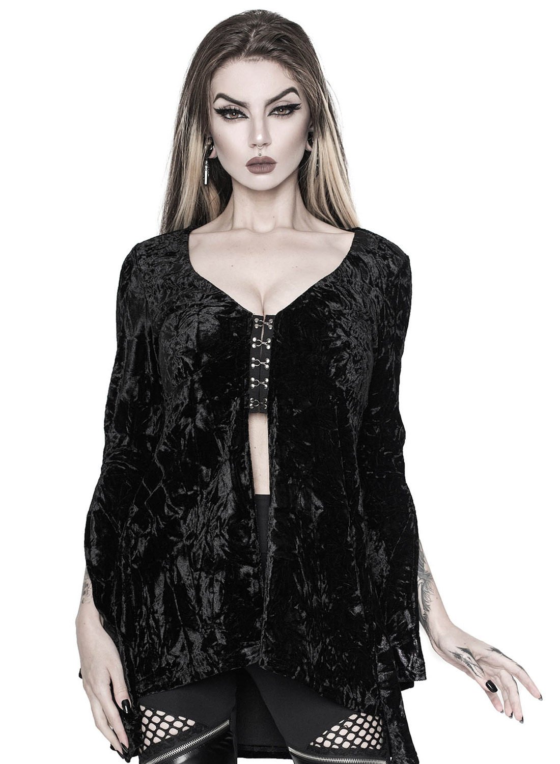Piercing Velvet Top