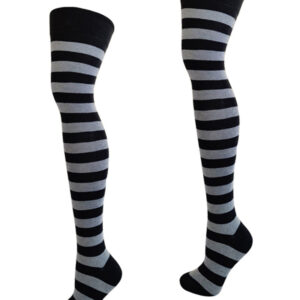 OK Light Grey And Black Socks