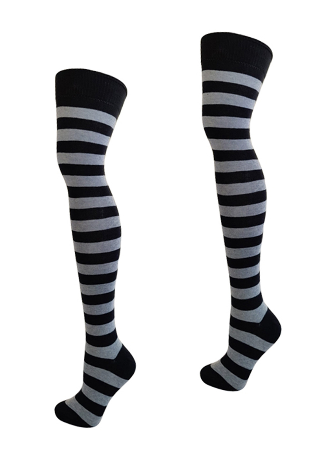 OK Light Grey And Black Socks