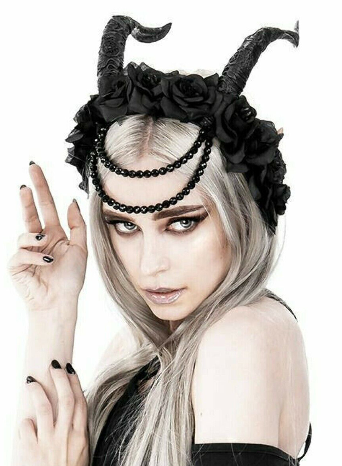 Tiefling Rose Crown