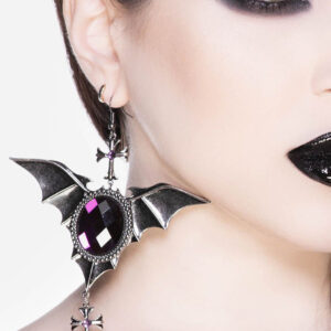 Killstar Crescent Charm Earrings