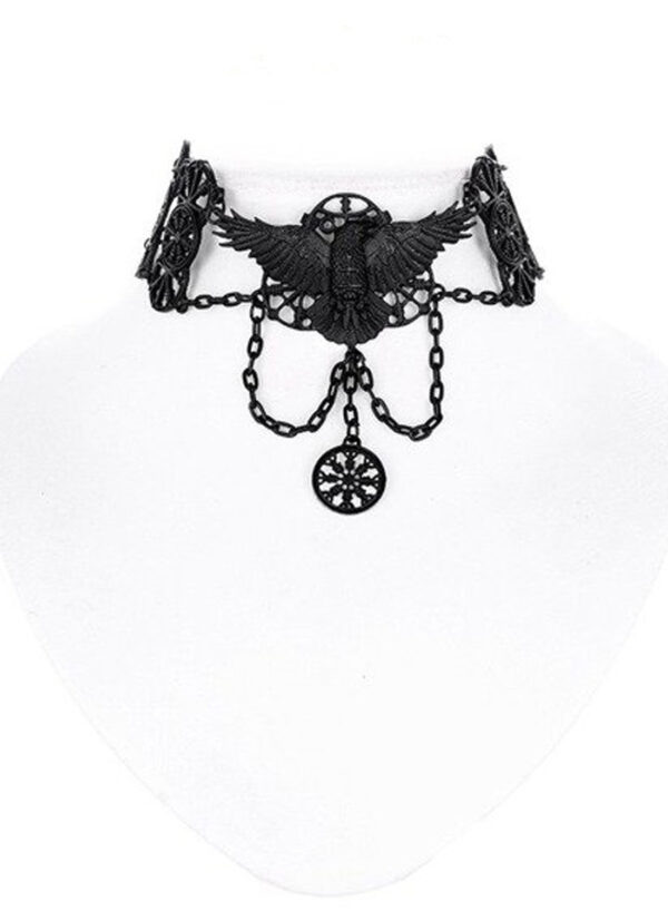 Restyle Black Raven Choker - Bild 2