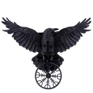 Helm of Awe Raven Hairclip