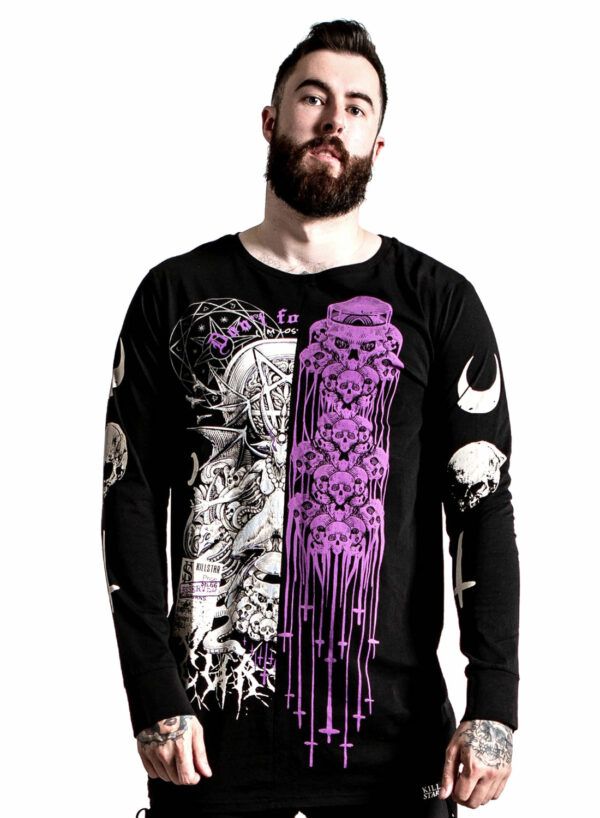 Cursed Split Long Sleeve Top