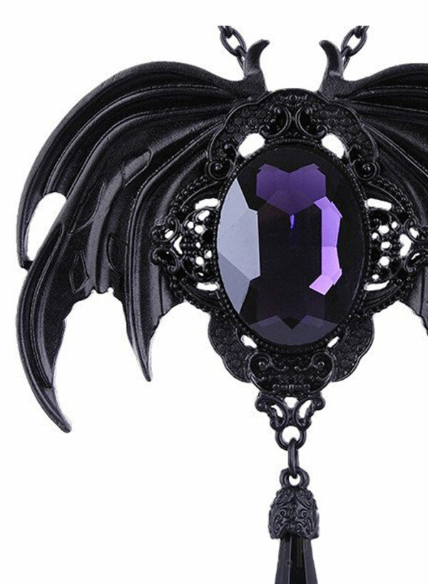 Vespertilio Violet pendant