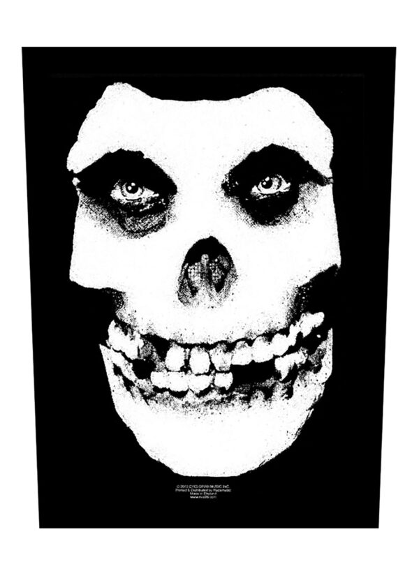 Misfits Face Skull Back Patch