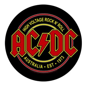 AC/DC High Voltage Rock'n'Roll Back Patch