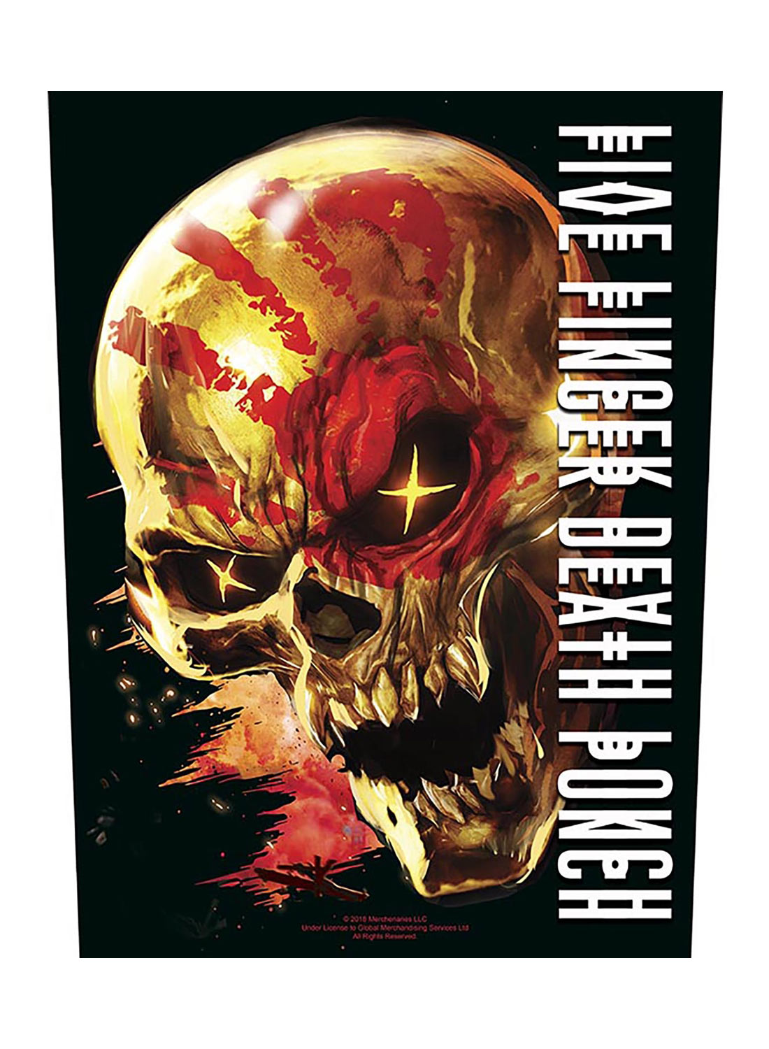 Five Finger Death Punch And Justice fo None Back Patch