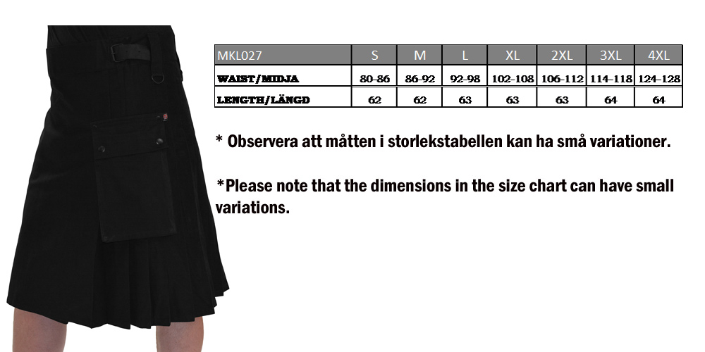 Black Metal Kilt