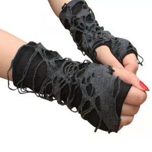 Cut Out Mash Gloves Gray