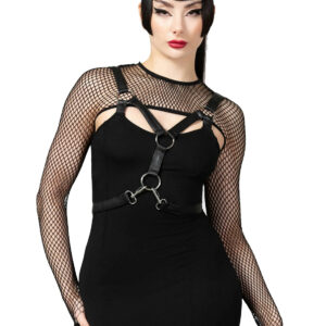 Bite Me Fishnet Bolero Top.