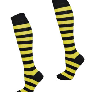 KH Socks Black Yellow Stripes