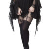 Gothic Cross Suspender Tights