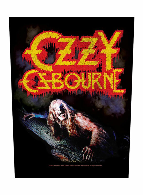 Ozzy Osbourne Bark At The Moon Back Patch