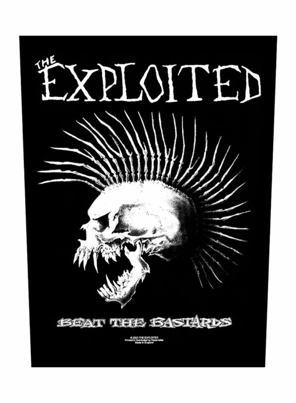 The Exploited Beat The Bastards Back Patch