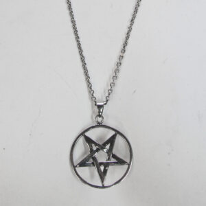 Steel Pentagram Neclklace