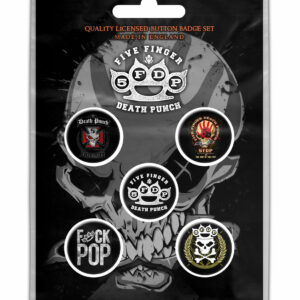 Five Finger Death Punch 5FDP Badge Pack
