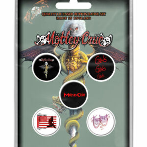 Mötley Crue Dr Feelgood Badge Pack