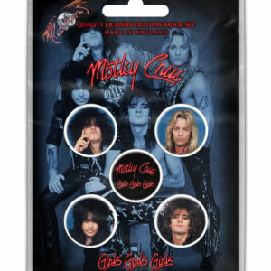 Mötley Crue Girls,Girls,Girls Badge Pack