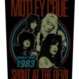 Mötley Crue Devil World Tour 83 Back Patch
