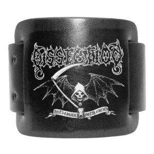 Dissection Leather Wristband