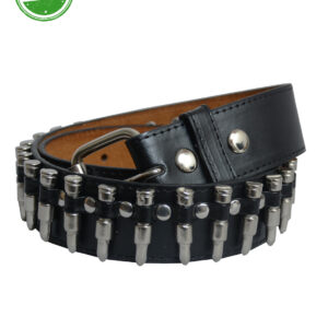 Vegan Bullet Studbelt Silver