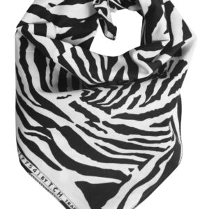 Zebra Bandana White