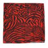 Zebra Bandana Red