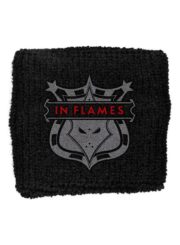 In Flames Embroidered Sweatband