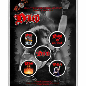 Dio We Rock Badge Pack