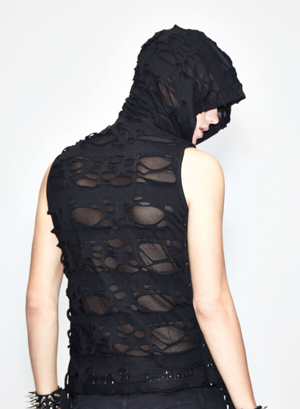 Hollow Hooded Top