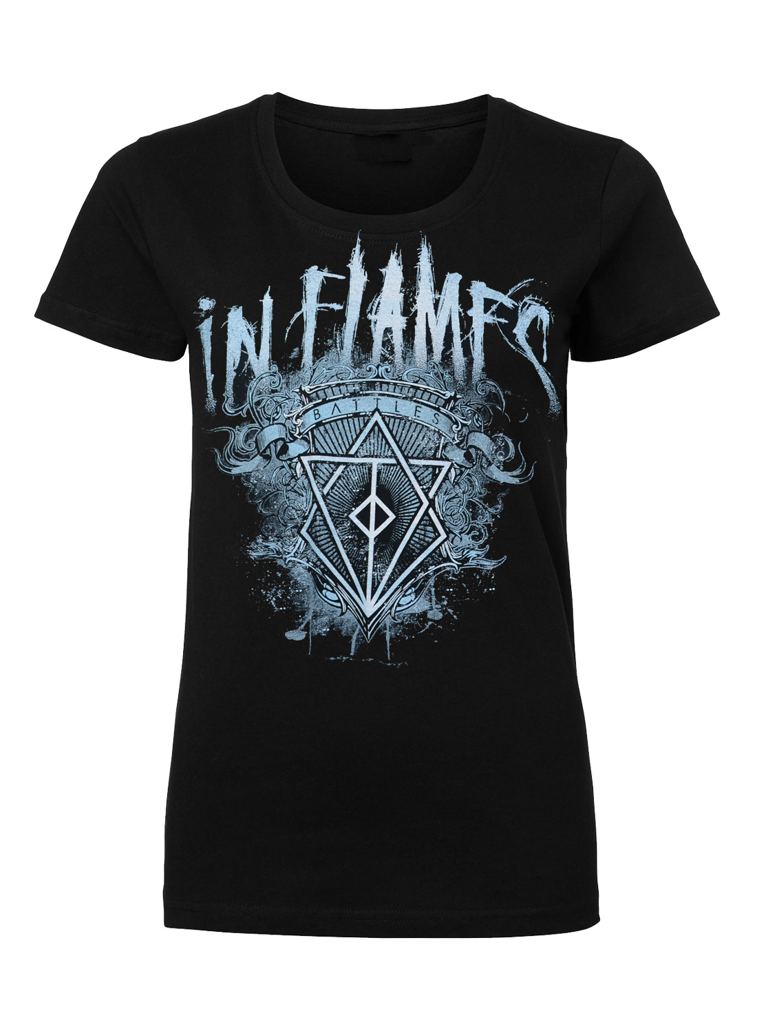 In Flames Battle Crest Top